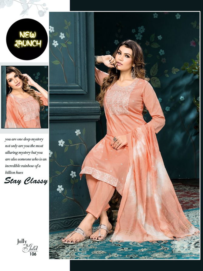 Beauty Jully Juliet Wholesale Kurti With Bottom Dupatta Collection 